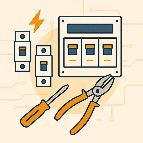 Instalação de disjuntores e quadro elétrico em Goiânia Aparecida de Goiânia e região Instalação de disjuntores e quadro elétrico em Goiânia Aparecida de Goiânia e região